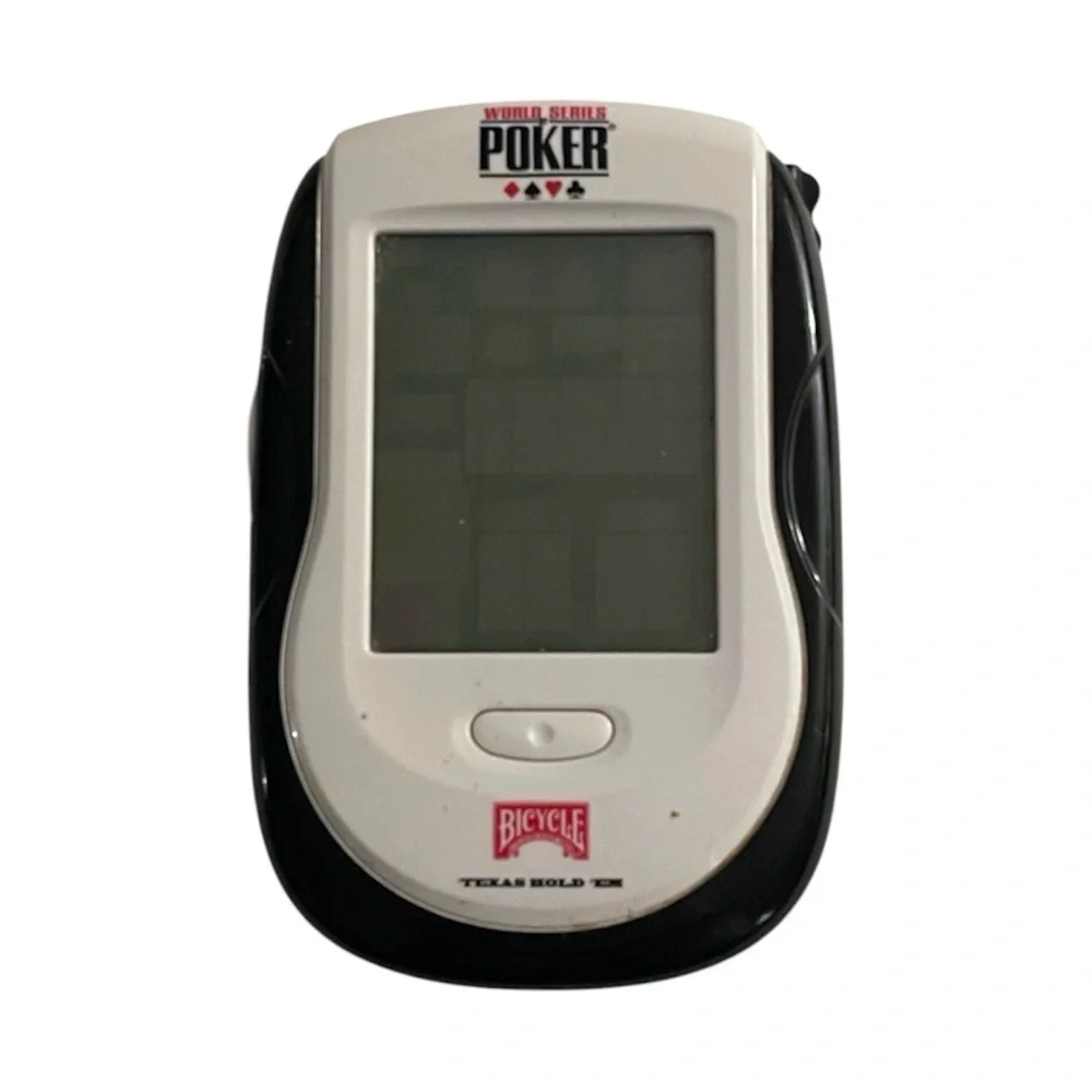 Digital Handheld World Series Poker Game Console